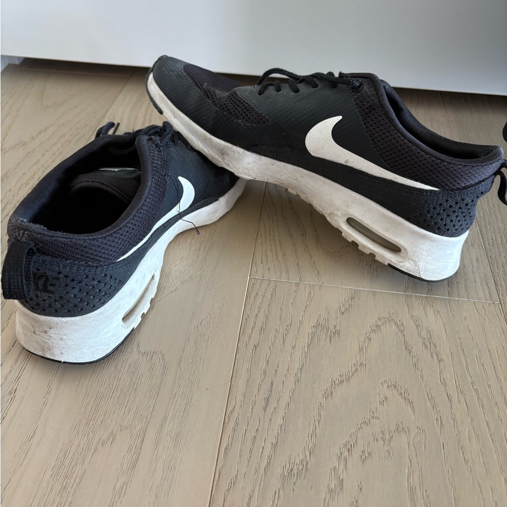Nike Black and White Air Max Shoes